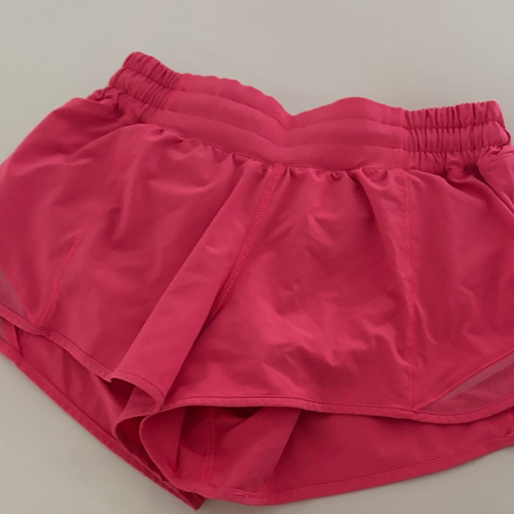 lululemon athletica Vibrant Pink Athletic Shorts